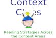 Context Clues Reading Strategies Across the Content Areas