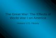 The Great War: The Effects of World War I on America Honors U.S. History