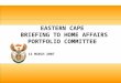 13 MARCH 2007 EASTERN CAPE BRIEFING TO HOME AFFAIRS PORTFOLIO COMMITTEE