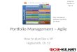 1 Portfolio Management – Agile How to plan like a VP Highsmith, Ch 12 CSSE579 Session 6 Part 2 One company’s software product portfolio