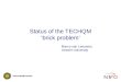 Status of the TECHQM ‘brick problem’ Marco van Leeuwen, Utrecht University