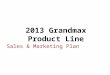 2013 Grandmax Product Line Sales & Marketing Plan