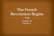 Chapter 23 Section 1.  Key Terms  Old Regime  Estate  Louis XVI  Marie Antoinette  Estates-General  National Assembly  Tennis Court Oath  Great