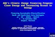 ADB’s Climate Change Financing Program: Clean Energy and Increasing Access to Energy Financing Sustainable Electrification South and South-East Asia Dialogues