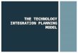 THE TECHNOLOGY INTEGRATION PLANNING MODEL.  This model “gives teachers a general approach to addressing challenges involved in integrating technology