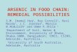 ARSENIC IN FOOD CHAIN: REMEDIAL POSSIBILITIES S.M. Imamul Huq 1, Ray Correll 2, Ravi Naidu 3, J.C. Joardar 1, Marzia B.Abdulalh 1 and Umme K.Shila 1 1
