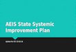 AEIS State Systemic Improvement Plan Update for ICC 12-10-14