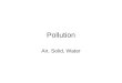 Pollution Air, Solid, Water. Animation of CO2Emmission Climate Change Video