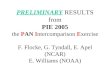 PRELIMINARY RESULTS from PIE 2005 the PAN Intercomparison Exercise F. Flocke, G. Tyndall, E. Apel (NCAR) E. Williams (NOAA)