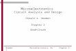 Neamen Microelectronics, 4eChapter 2-1 McGraw-Hill Microelectronics Circuit Analysis and Design Donald A. Neamen Chapter 2 Diode Circuits