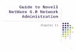 1 Guide to Novell NetWare 6.0 Network Administration Chapter 11