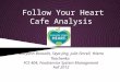 Follow Your Heart Cafe Analysis Maryann Boosalis, Seya Jing, Julie Ferrell, Yelena Tkachenko FCS 404, Foodservice System Management Fall 2012