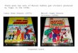 There were two sets of Marvel bubble gum stickers produced by Topps in the 1970s: Marvel Super Heroes Stickers (1976)Comic Book Heroes (1975) Unopened