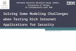Solving Some Modeling Challenges when Testing Rich Internet Applications for Security Software Security Research Group (SSRG), University of Ottawa In
