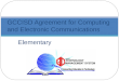 Elementary GCCISD Agreement for Computing and Electronic Communications