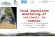 Total deposition monitoring of nutrients in Corsica K. Desboeufs, E. Bon Nguyen, P. Simeoni, S. Chevaillier, F. Dulac, C. Guieu ANR DUNE