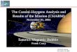CHARM telecon November 30, 2004 The Cassini-Huygens Analysis and Results of the Mission (CHARM) November 30, 2004 Saturn's Magnetic Bubble Frank Crary