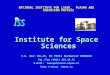 1 NATIONAL INSTITUTE FOR LASER, PLASMA AND RADIATION PHYSICS Institute for Space Sciences P.O. Box: MG-23, RO 76911 Bucharest ROMANIA Tel./Fax (4021) 457.44.71