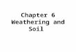 Chapter 6 Weathering and Soil. Types of Weathering Mechanical Weathering – Breaks apart rock without changing its chemical composition Examples – Plant