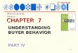 7-1 9 TH EDITION CHAPTER 7 UNDERSTANDING BUYER BEHAVIOR Manning and Reece PART IV