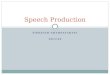 SOMAYEH SHAHSAVARANI 90/1/29 Speech Production. Language SpeechSigningWritingPainting