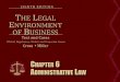 Administrative law is created by administrative agencies which regulate many areas of our government, community, and businesses.  A significant cost