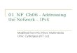 01_NF_Ch06 - Addressing the Network – IPv4 Modified from KC Khor, Multimedia Univ. Cyberjaya (KT Lo)