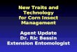 New Traits and Technology for Corn Insect Management Agent Update Dr. Ric Bessin Extension Entomologist
