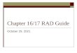 Chapter 16/17 RAD Guide September 13, 2015. NUCLEAR ENERGY