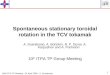 10th ITPA TP Meeting - 24 April 2006 - A. Scarabosio 1 Spontaneous stationary toroidal rotation in the TCV tokamak A. Scarabosio, A. Bortolon, B. P. Duval,