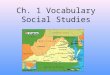 Ch. 1 Vocabulary Social Studies. Halves of the globe, either divided by the prime meridian or equator