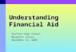 Understanding Financial Aid Grafton High School Margaret Zitzer December 14, 2009