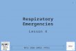 NYS DOH EMSC PPCC 1 Respiratory Emergencies Lesson 4