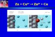 1 Zn + Cu 2 +  Zn 2 + + Cu. 2 Applied Electrochemistry  Voltaic (or galvanic) cells: spontaneous redox reaction  electricity (or electrical work)redox