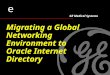 GE Medical Systems e Migrating a Global Networking Environment to Oracle Internet Directory Migrating a Global Networking Environment to Oracle Internet