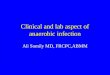 Clinical and lab aspect of anaerobic infection Ali Somily MD, FRCPC,ABMM