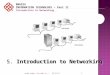ENG224 INFORMATION TECHNOLOGY – Part II 5. Introduction to Networking 1 9/15/2015 ASHOK KUMAR, PGT(COMP SC.)