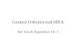 General Orthonormal MRA Ref: Rao & Bopardikar, Ch. 3