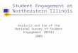 Student Engagement at Northeastern Illinois Analysis and Use of the National Survey of Student Engagement (NSSE) 2009