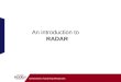 Directorate of Learning Resources An introduction to RADAR