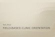 Fall 2013.  Clinic Director –  Aimee Q. Adams, MA, CCC-SLP  Sign in on information sheet  Emily Daull – Clinic GA – Spring 2013  Clinic begins