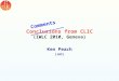 Conclusions from CLIC (IWLC 2010, Geneva) Ken Peach (JAI) Comments
