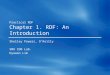 Practical RDF Chapter 1. RDF: An Introduction Shelley Powers, O’Reilly SNU IDB Lab. Hyewon Lim