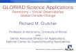 National Center for Supercomputing Applications GLORIAD Science Applications Astronomy – Virtual Observatories Global Climate Change Richard M. Crutcher