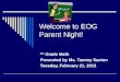 Welcome to EOG Parent Night! 5th Grade Math Presented by Ms. Tammy Saxton Tuesday, February 21, 2012