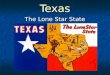 Texas The Lone Star State. The flag was adopted as the state flag when Texas became the 28th state in 1845. As with the flag of the United States, the
