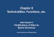 Chapter 8 Technicalities: Functions, etc. John Keyser’s Modifications of Slides by Bjarne Stroustrup 