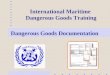 Dangerous Goods Documentation International Maritime Dangerous Goods Training
