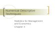 Numerical Descriptive Techniques Statistics for Management and Economics Chapter 4