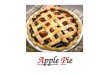Apple Pie. Green Apple pie Red Apple Pie Different shape of Apple pie Circle